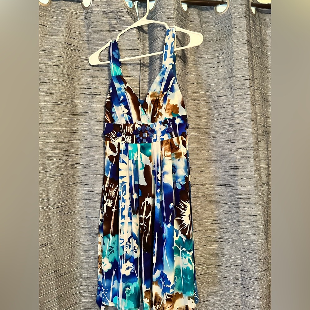 Beautiful floral beaded dress